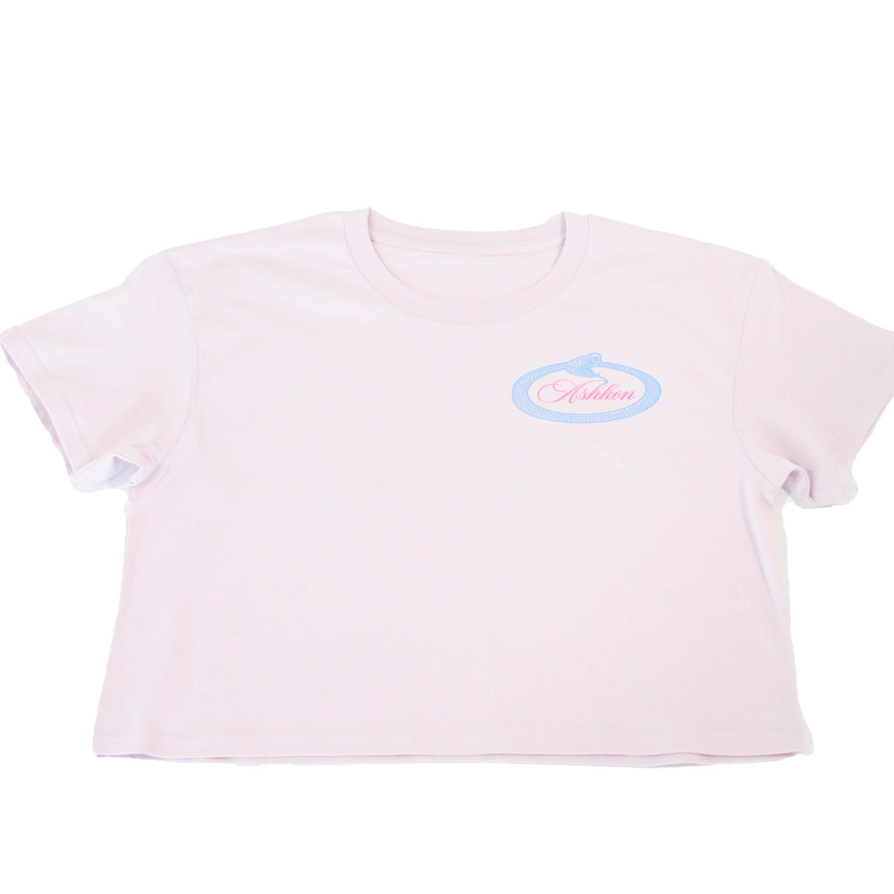 
                      
                        Ashkon Snake Crop Tee
                      
                    