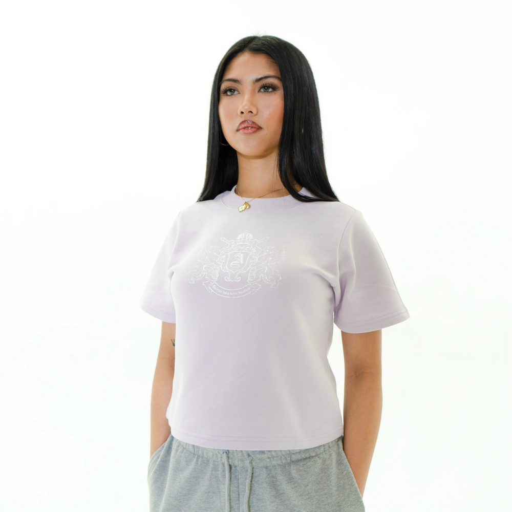 
                      
                        Ashkon Crest Cropped Terry Tee
                      
                    